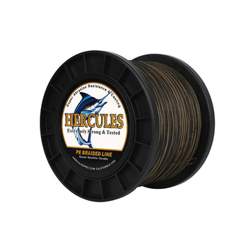 HERCULES 2000M 2187Yds Camouflage 10lb-250lb PE Braid Fishing Line 12 Strands HERCULES